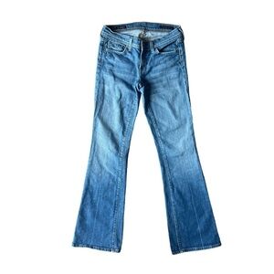 Citizens of Humanity 065 Naomi Low Waist Low Rise Flair Flare Jeans, 28 Waist